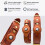 (M, Black) Leather Protective Cover for AirTag TrackerDog CollarLocation Anti-Loss Collar 5