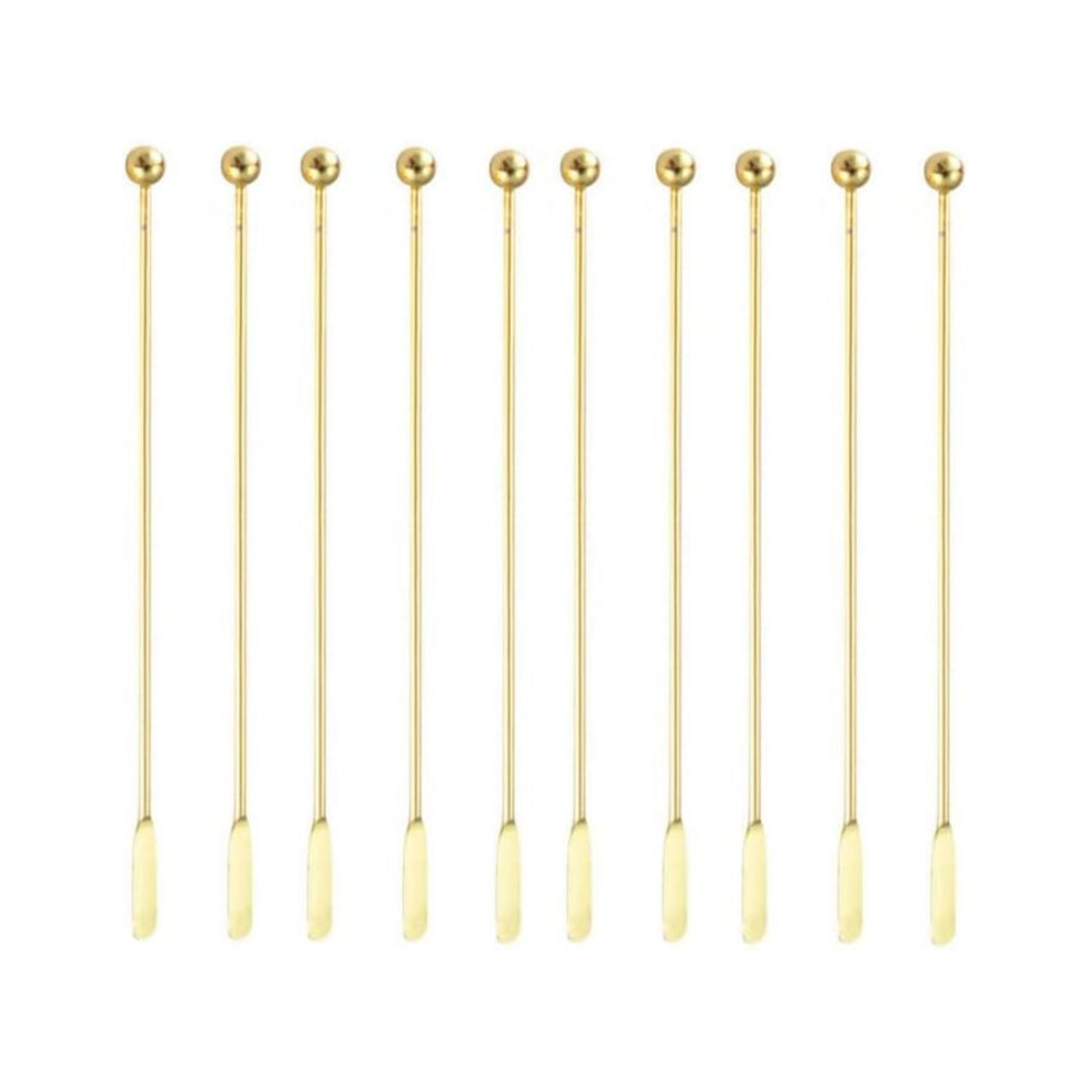 10 Pcs Coffee Beverage Stir Sticks Cocktail Stirrers Drink Swizzle Stick 7.4Inch Swizzle Stick Picks Tools 6032664184783