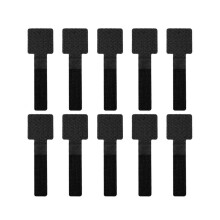 Reusable Cable Ties with SelfAdhesive Adjustable Design, Cord Organizer Straps for Desk Management, Black