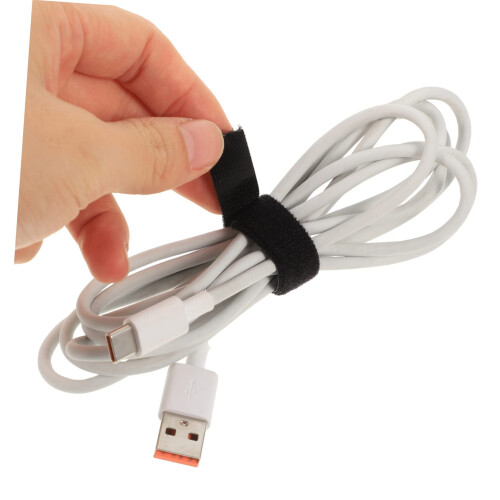 Cable Organizer Reusable Hook and Loop Straps Adjustable Ties for Wires Cords Computer Home 1