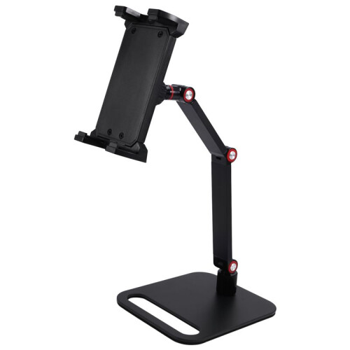 Support de Moniteur Portable Réglable, Support Pivotant à 360 , Support de Tablette Compatible avec Tablette, Support de Bureau à Pince B