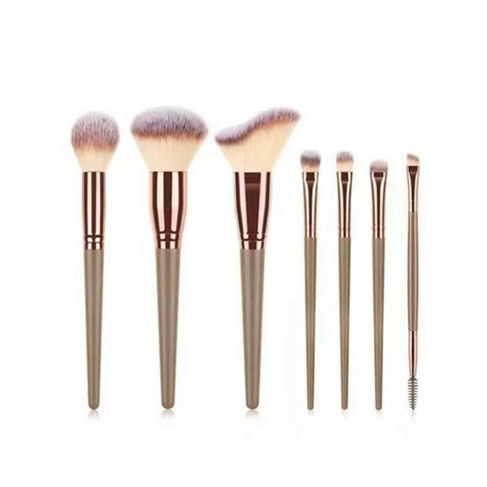 Gold 15Pcs Champagne Makeup Brush Set Loose Powder Brush Foundation Brush Eyebrow Brush Full Set Makeup Brush