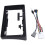 2X Frame de Rádio de Carro de 9 Polegadas para  NAVARA D40 2006-2012 Kit Dash Instalar Facia Console Bezel Adapter 3