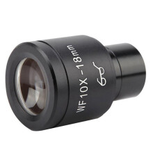 2X WF10X Wide-Angle Eyepiece 18mm Field of View High Eye Point 23.2mm Interface Biological Microscope Accessories