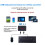 2X USB Keyboard and Mouse  5.3 Adapter USB Wired Keyboard Mouse to Wireless  Converter 5