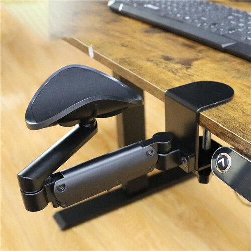 Ergonomic Arm Rest Wrise Support for Desk Computer Armrest Bracket for Chair Mouse Pad Armrest Bracket Console