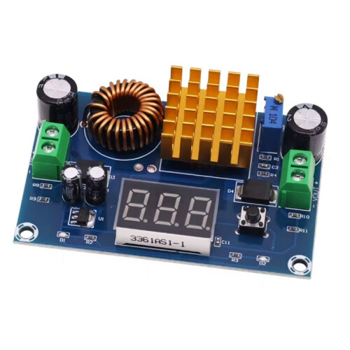 2X XH-M411  5V-45V Boost Converter Module Voltage Regulator Adjustable Step  Voltmeter Digital Display Module 1