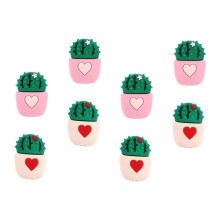 8pcs Cactus Shaped Cable Protector Set, Cute USB Cable Saver for Phone Charger and Damage Prevention