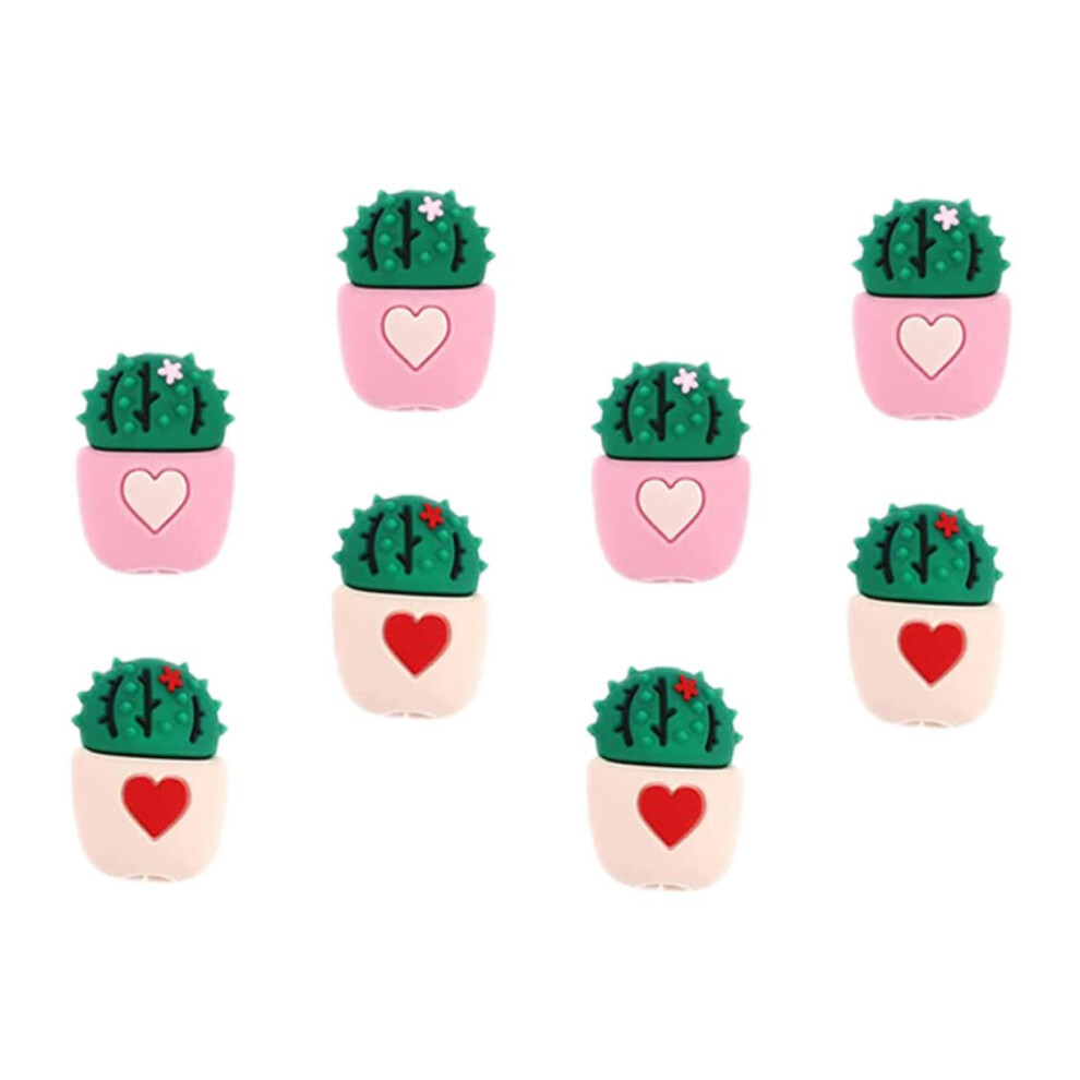 8Pcs Cactus Shaped Cable Protector Set, Cute Usb Cable Saver For Phone Charger And Damage Prevention 9330225820529