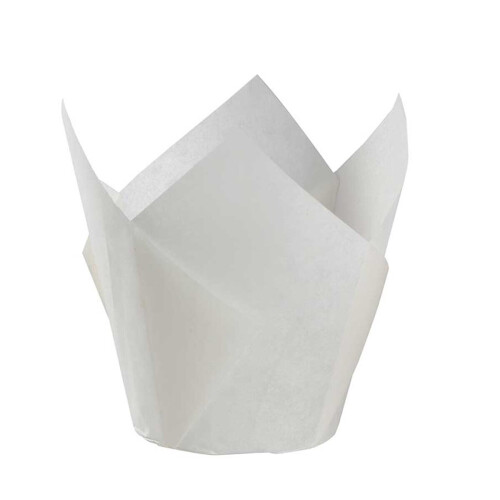 Tulip Cupcake Forme Hvide Pergament 100 stk