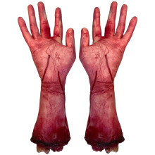 Eease2-delad rekvisita med bruten hand till Halloween
