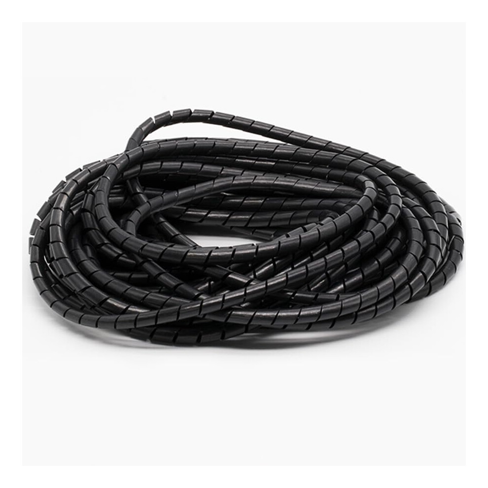 Cable Management Sleeve Black Spiral Wire Wrap 16Mm Flame Retardant Flexible Durable Protective Tube 9310869824701