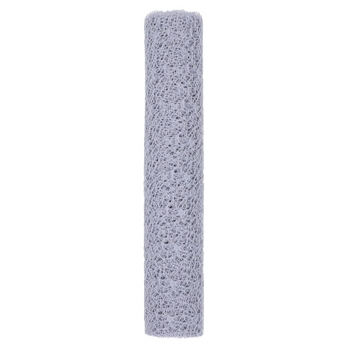 Bröllopsgaspapper Blommigt tyll 10m