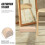 Full Length Mirror Stand Wood Display Stand 30cm 3