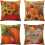 Fodere per cuscini autunnali in lino, set da 4 pezzi (45x45 cm) 1