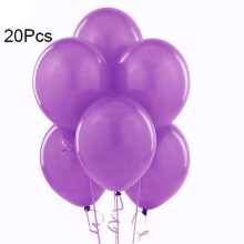 Globos de helio de látex morado Farfi (20 unidades)