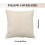 Fodere per cuscini autunnali in lino, set da 4 pezzi (45x45 cm) 5
