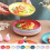 Assiette à goûter rétro en plastique – 1 unité 4