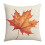 Housse de coussin citrouille et feuille d'érable 45 x 45 cm 2