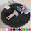 Rund fluffig matta 120 cm, gummibaksida 1