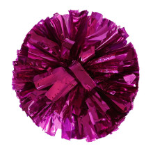 Håndholdte cheerleader-pomponer i metallisk folie, 30 cm