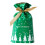 Sacs cadeaux de Noël réutilisables à cordon, multicolores, 50 pièces 1