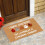 Grappige deurmat met kuikenletter, antislip, polyester, voor buiten 4
