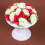 Hvit bryllupsblomstervase klassisk urneplanter 3