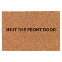 Natural Coir Doormat Brown Rectangular 16 x 24 in