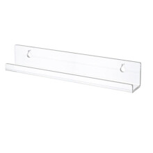 Floating Shelf Clear Acrylic Wall Mount 1 Pack