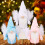 Weihnachtswichtel-Plüsch-Ornament-Set, 3-teilig 2