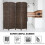 6-panels foldbar rumdeler, 180 x 280 cm 2