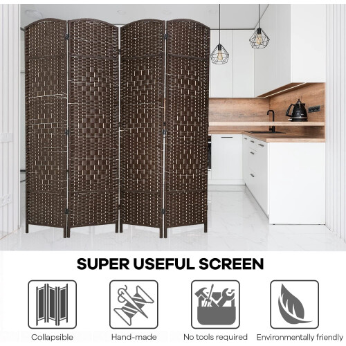6-panels foldbar rumdeler, 180 x 280 cm 1