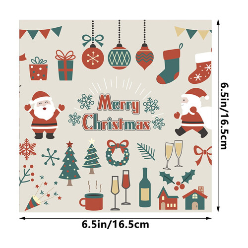Juleengangsservietter – Lilla julemandsdesign, 20 stk. 1
