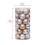 Christmas Ball Ornaments Red Green White 30 pcs 3
