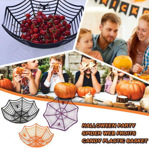 Spinnenweb snoepmand Halloween keukendecoratie 2