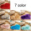Hartvormig nepbontkleed 40x30cm Paars pluche 2
