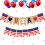 American Flag Hanging Banner Reusable Lightweight 1