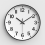 Silent Modern Wall Clock with 3D Arabic Numerals, 12 Inch 4