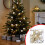 Christmas Tree Ornaments Set Silver White 16 pcs 5