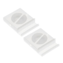2 Pack Retractable Cable Organizer Box with Clips, Tangle Cord Management for Desk and Travel