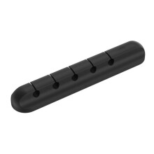 Silicone Cable Organizer for Desk 5 Hole Cable Holder Clip Non‑Slip Five‑Slot Design Easy Cable Access