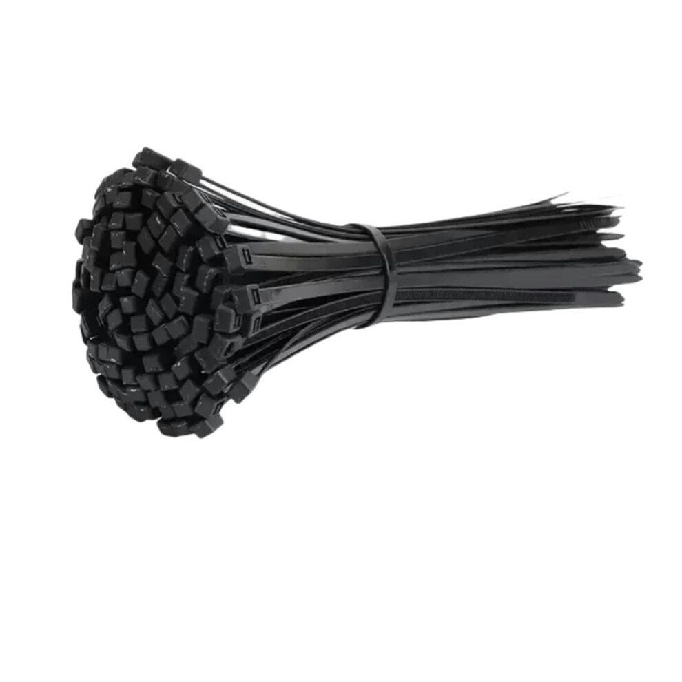100Pcs Adjustable Nylon Cable Ties 5.2X300mm Selflocking Durable Zip Ties For Cable Management 9330225820918