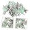Cable Organizer Set 50pcs Adhesive Cable Clips for Desk Wire Holder Cord Management System 3