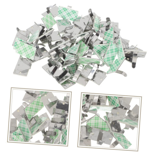 Cable Organizer Set 50pcs Adhesive Cable Clips for Desk Wire Holder Cord Management System 2