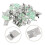 Cable Organizer Set 50pcs Adhesive Cable Clips for Desk Wire Holder Cord Management System 5