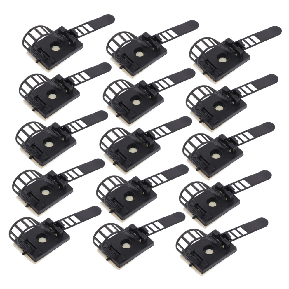50Pcs Cable Management Clips Self Adhesive Cable Ties For Desk Wire Organizer Holders Home Office 9310869825258