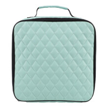 EV Charging Cable Bag PU Leather Storage Case with Dustproof Zipper and Adjustable Compartments