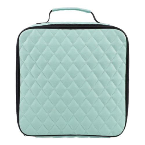 EV Charging Cable Bag PU Leather Storage Case with Dustproof Zipper and Adjustable Compartments