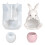 Candle Holder Mould Adorable Sitting Rabbit Silicone Casting 1